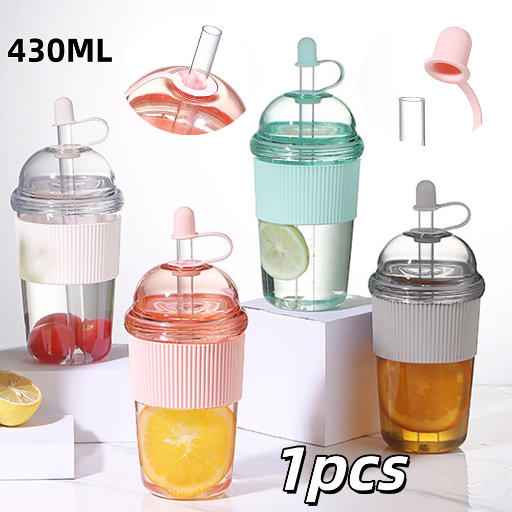 Portable Bottle Warmer - 1pc 430ml Tragbare Flip Stroh Tasse