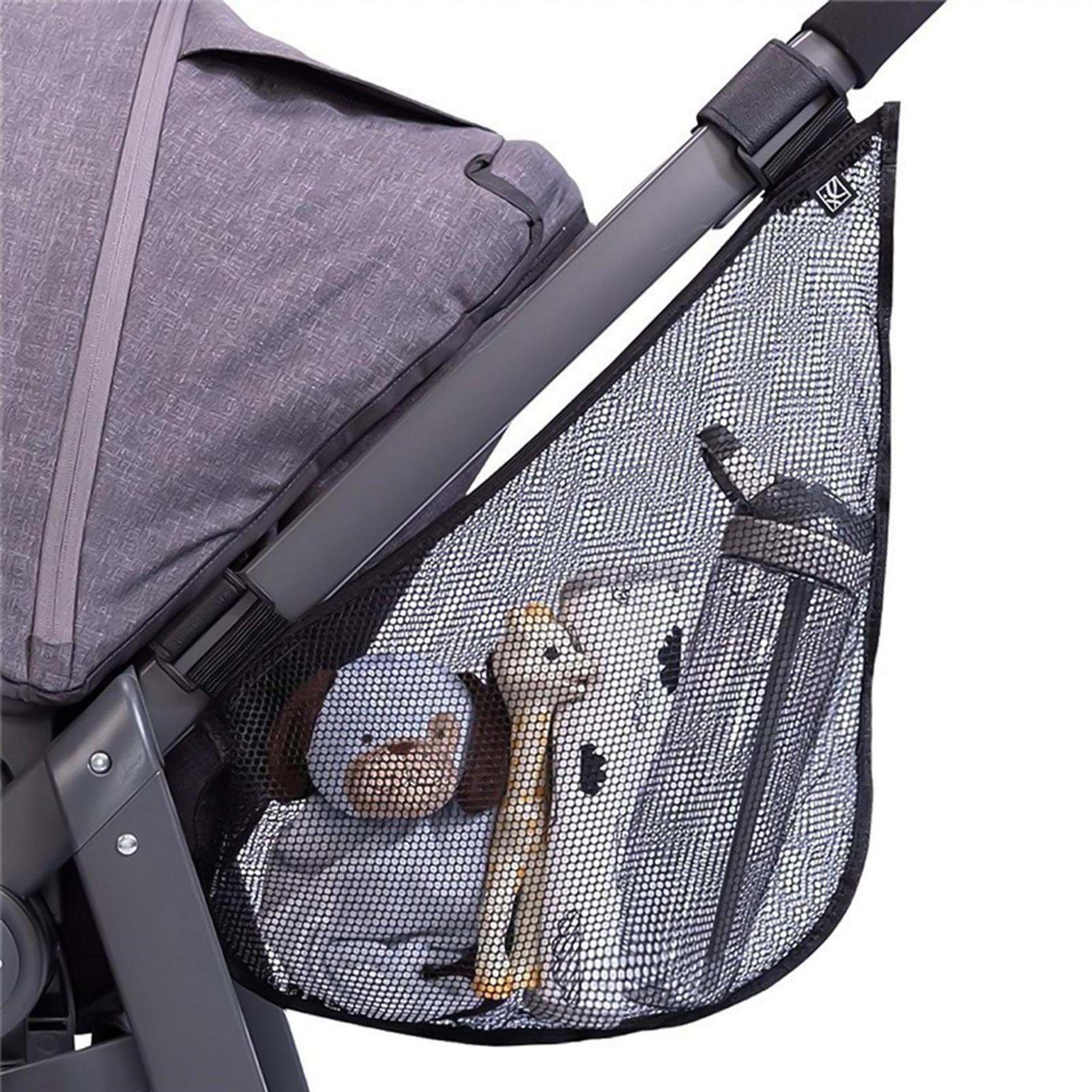 Diaper Bag Backpack - Verstellbare Gurte Universelles Rutschfestes Kinderwagen-Seitennetz für