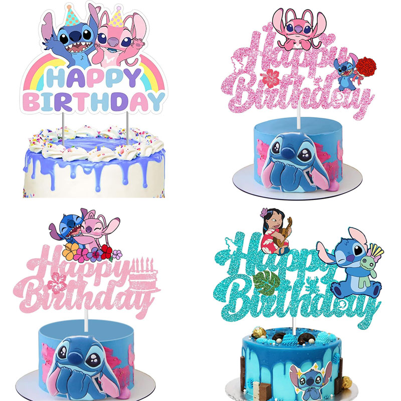 Baby Products Gift Card - Lilo Stitch Kuchen Dekoration Anime Bluey