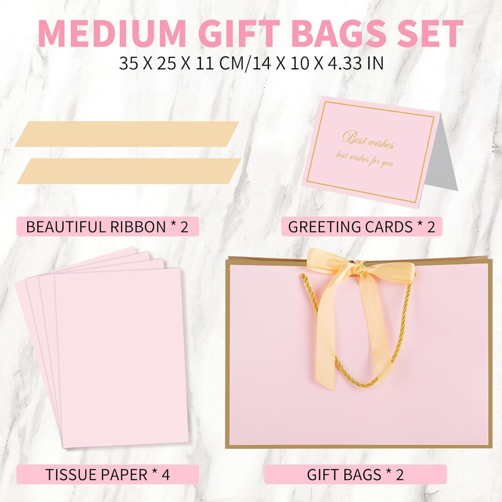 Rosa Geschenktüten mit Griffen – Baby Products Gift Card Bewertung und Preis