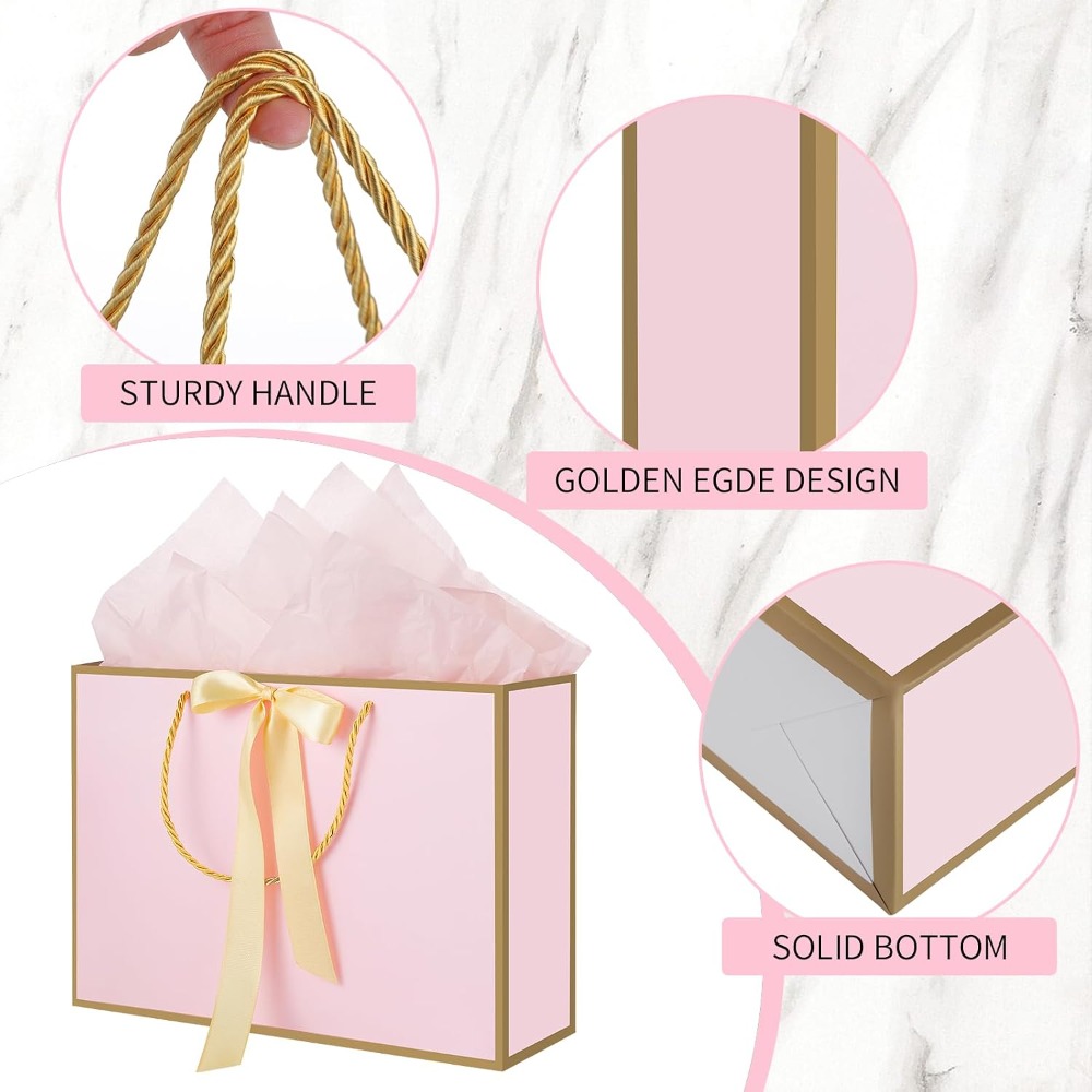 Rosa Geschenktüten mit Griffen – Baby Products Gift Card Bewertung und Preis